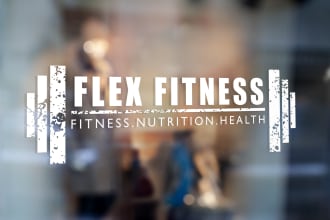 create a professional fitness trainer gym logo design
