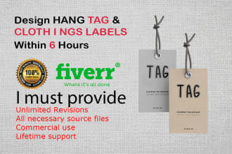 design clothing tags, clothing labels, hang tags
