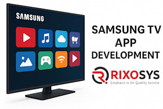 develop custom smart TV apps for samsung, lg, fire TV, android, apple TV