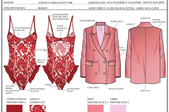 design your fashion design collection and advanced tech packs