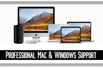 install, upgrade windows os, macos, software remotely