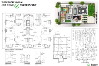draw plan, section, elevation, site plan, master plan