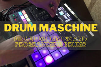 record electronic drums and percussion loops with maschine