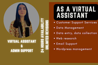 provide virtual assistance and admin support