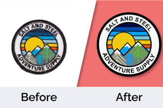 convert raster image to vector and vector tracing your logo in 12 hours