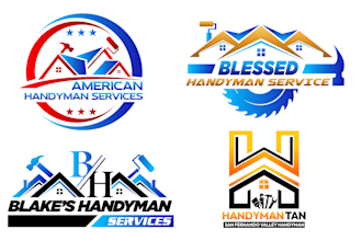 make unique home repair, home decor, roofing, handyman logo