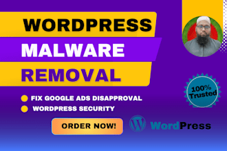 remove malware, recover hacked site, and wordpress malware removal in 6 hours