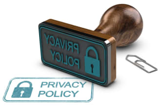 write website disclaimers, terms and conditions or privacy policy
