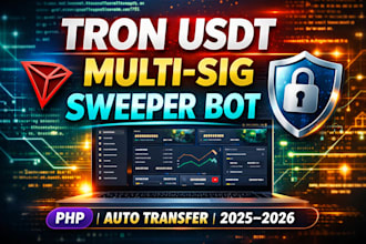 give a online tron multi signature sweeper bot for 2026