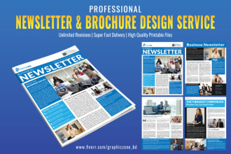 design professional a monthly newsletter or brochure