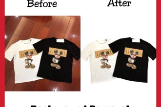 delete background of any image or product