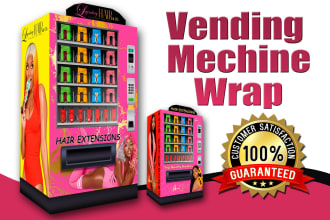 craft unique vending machine wraps for your brand