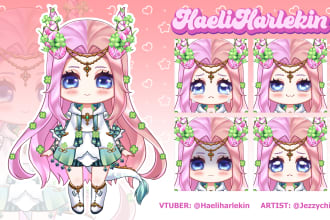draw your character in chibi style