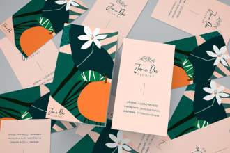 do professional unique business card design