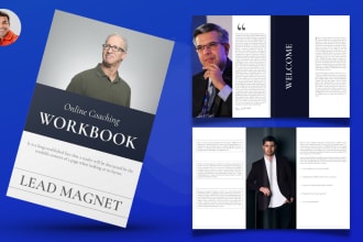 design lead magnet, workbook, PDF documents, ebook