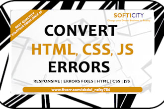do fixes your html, css errors