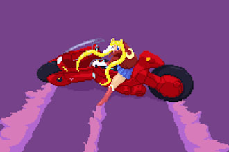 do pixel art characters and animations