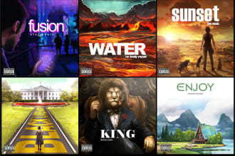 design your album art, mixtape cover, music artwork, dnd art