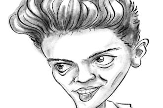 make caricature funny digital illustration