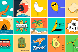create unique doodle illustrations with a human touch