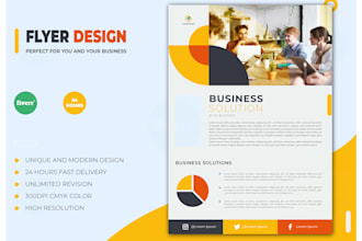 design business flyer and brochure