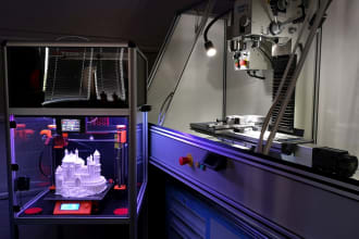 machine a 3d cnc aluminium, carbon fiber, plastic part