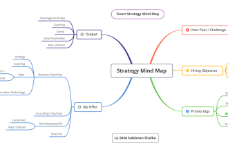 help in creating a business strategy mind map