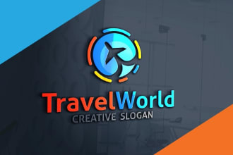 do professional travel logo design for company within 24 hrs