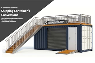 design converted shipping containers