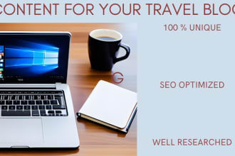 write travel blog content for you
