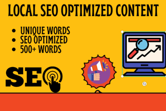 write a local SEO optimized content for you