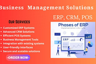 build CRM or erp for real estate, school, manufacturing, hotel, education