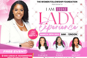 create unique church flyer or social media flyer in 4hrs