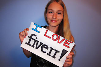 hold a sign with your message on it and take a HD picture