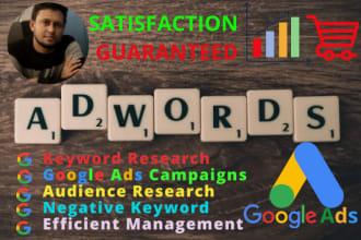 set up, optimize and manage your google ads ppc campaigns
