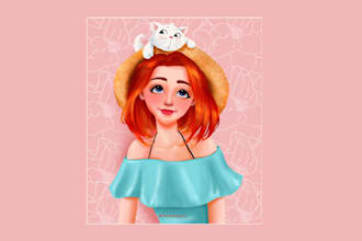 create disney style portrait picture as your images