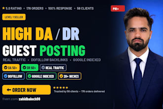 do high da dofollow guest post and link building for agencies and brands