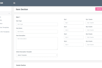 develop laravel website, database design and admin dashboard