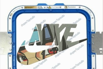 complex embroidery digitizing into dst,pes file in 1 hour