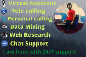do telemarketing, cold calling, virtual assistance