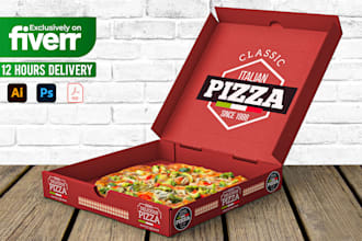 design pizza box burger box mailer box and amazon product packaging