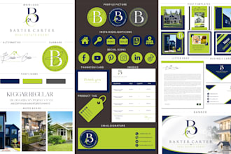 design luxury brand identity or branding package