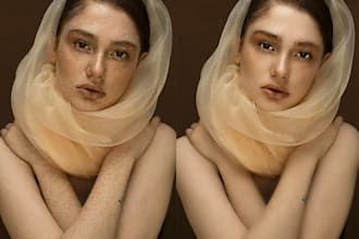 do before and after photo retouching in photoshop