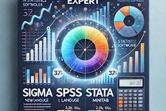 assist in probability and statistics using r stata spss  minitab and excel
