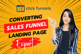 create sales funnel and landing page in clickfunnels kartra