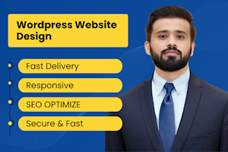 design, build modern wordpress business website with elementor or divi builder
