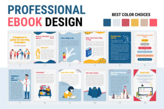 create a professional design for your ebook in canva