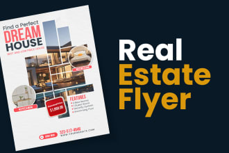 design business flyer design, real estate flyer