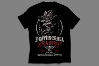create custom t shirt design for merch by amazon, etsy, pod