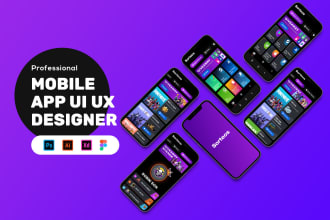 design pro web ui ux design or mobile ui ux design in figma
